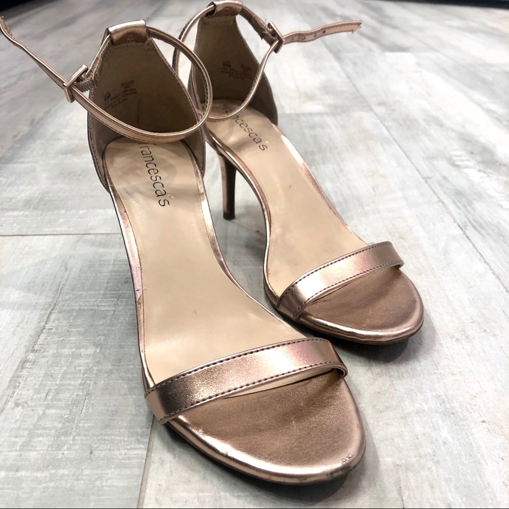 Francesca’s Collections Rose Gold Heals